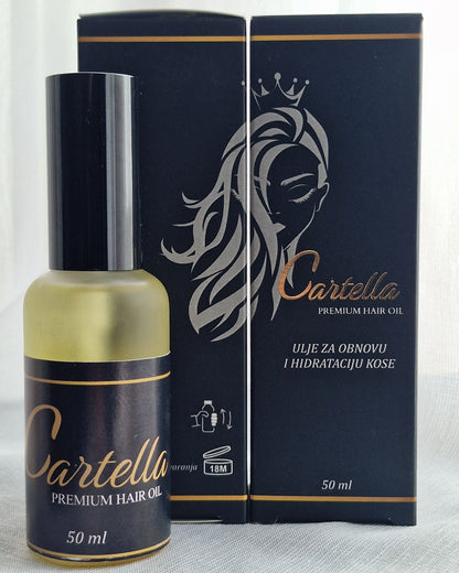Sartelle hair care product packaging on a white background